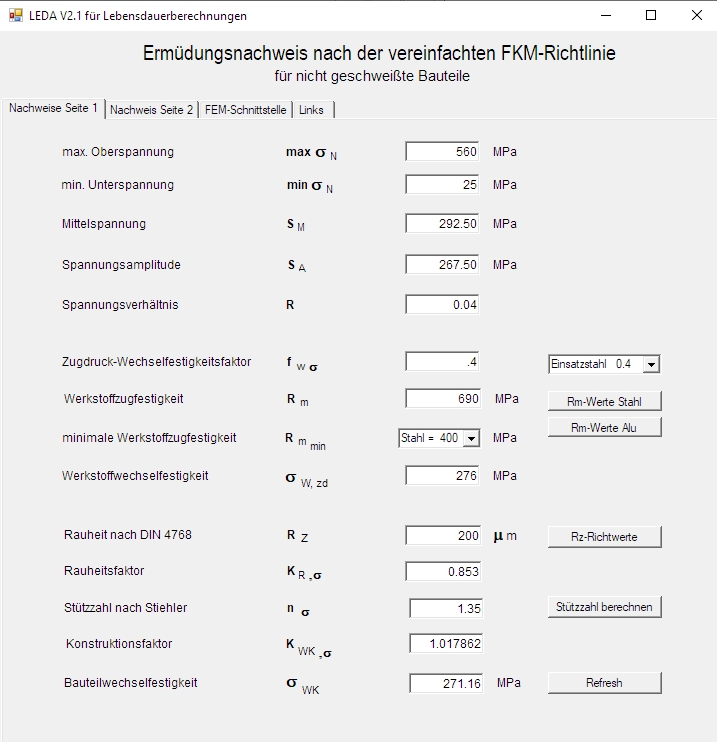 Ermüdungsanalyse