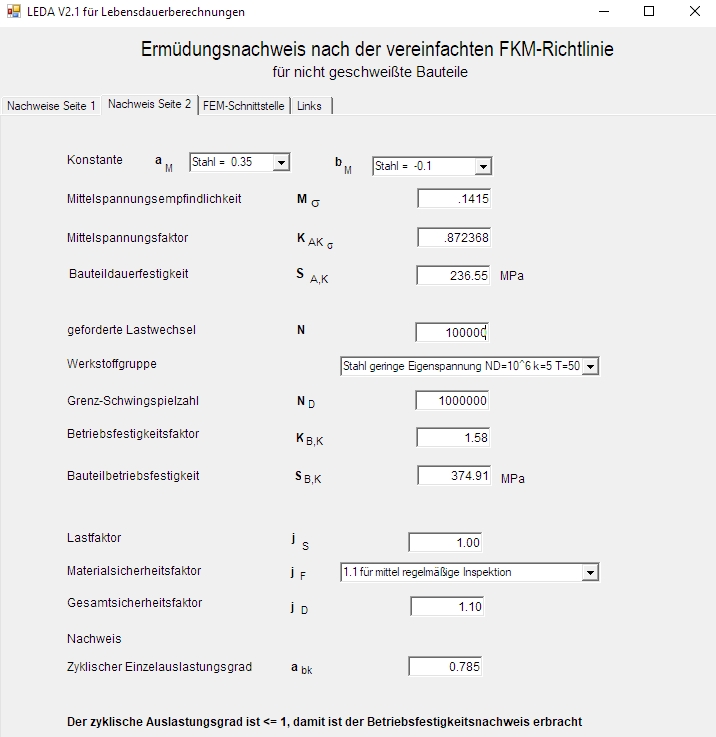 Lebensdauerberechnung